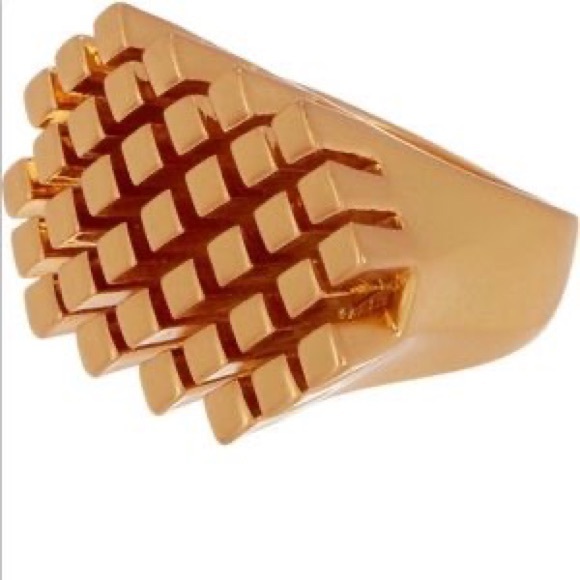 NWT Tory Burch gold spiked statement ring - Picture 9 of 10